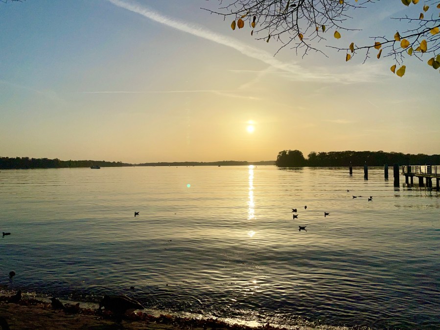 Sonnenuntergang am Tegeler See